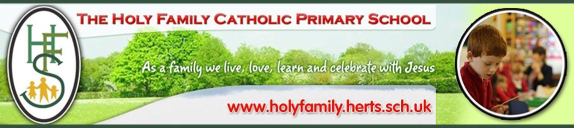 Holy Family Catholic Primary School and Nursery banner