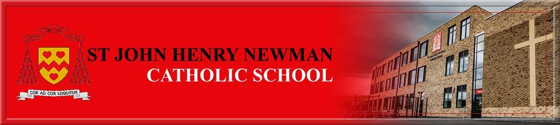 St John Henry Newman Catholic School banner