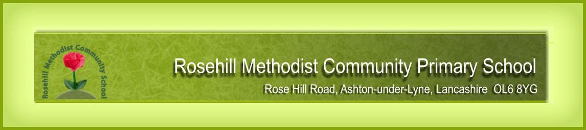 Rosehill Methodist Primary Academy banner