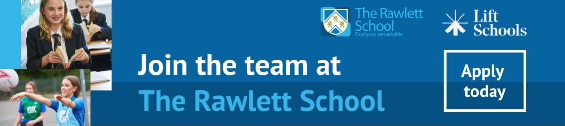 The Rawlett School banner