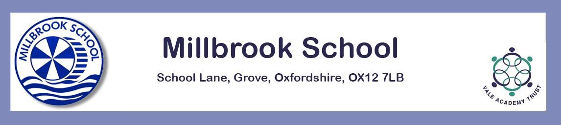 Millbrook School banner