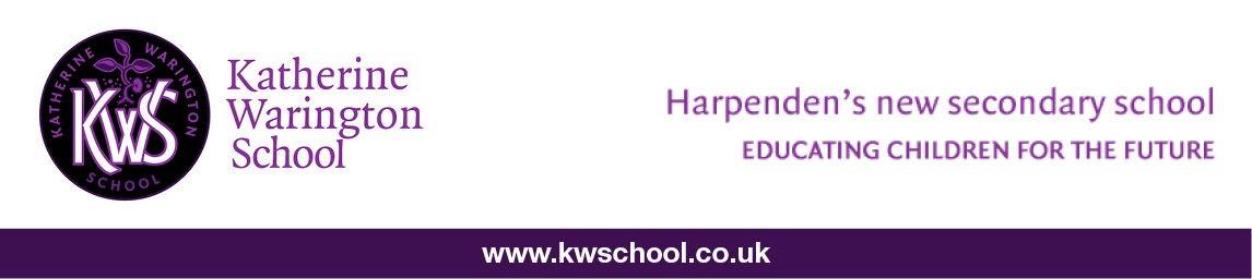 Katherine Warington School banner