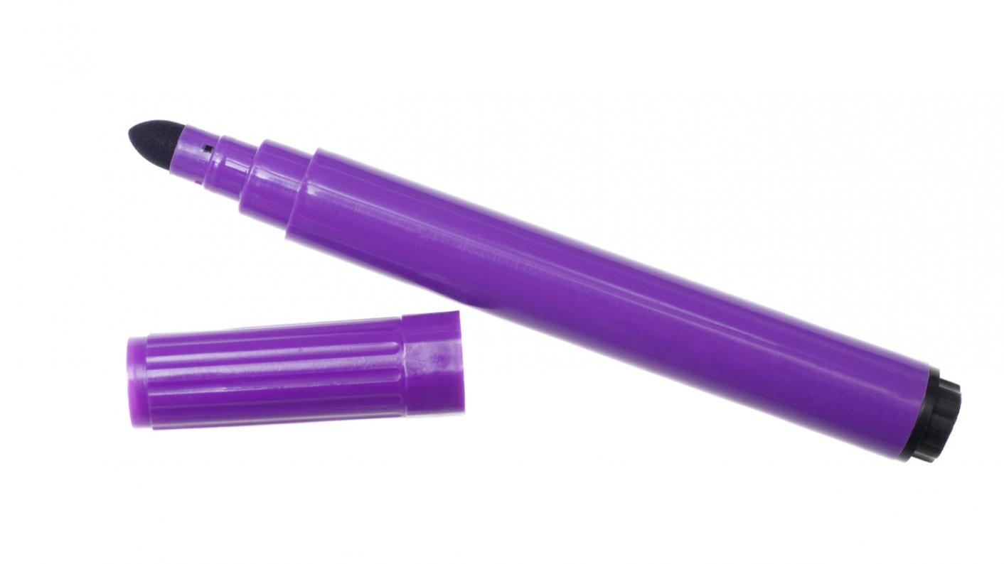 purple pen